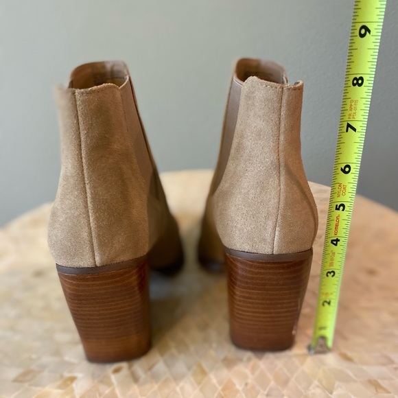 B.P. leather & textile upper taupe ankle boots - Picture 5 of 6